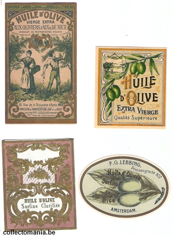 Chromo Trade Card olive oil 